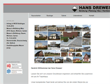 Tablet Screenshot of hans-drewes.de